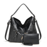 Gladdon Hobo Bags for Women,Large Capacity Handbags Bags Ladies Tote Bags Leather Crossbody Shoulder Bags with Small Purse Set 2PCS